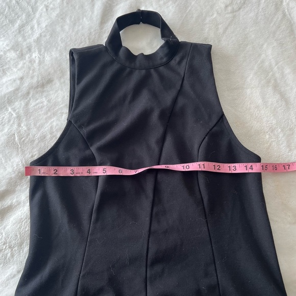 Free People Cha Cha Ponte Layla Skater Mini Dress in Black Sz Small - Picture 7 of 8